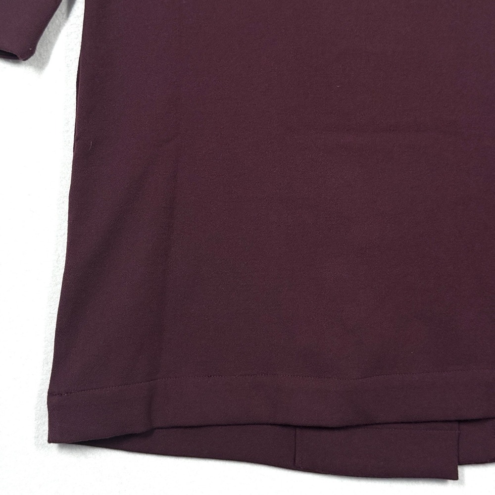 Tuckernuck Dress Womens Small Oxblood Barnett Mini Dress‎ Square Snap Button - Picture 10 of 15